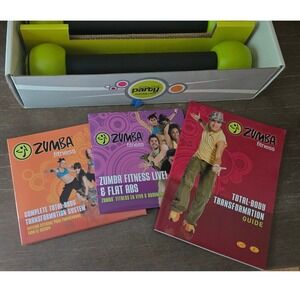 Zumba Fitness Total Body Transformation System DVD Set, Toning‎ Sticks, & Guide